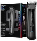 1.0 Waterproof Body Trimmer By Urban Gabru | Stainless Steel Ceramic Blade,Led Light,90 Min Battery,Dual-Mode Motor,4 Combs,Fast Charging,Travel Lock For Men'S Grooming (Black)