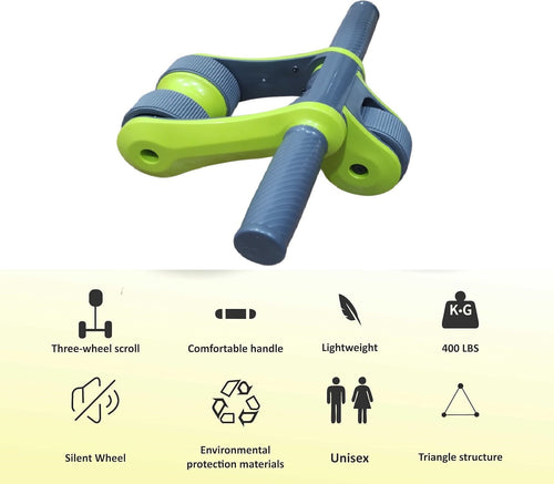 Abs Roller Gym Equipment Ab Wheel Anti Skid Wheels